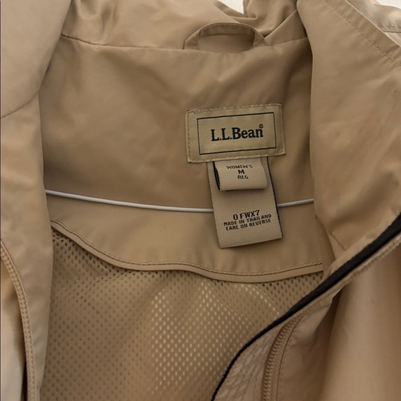 L.L. Bean Light Brown Hooded Jacket - Picture 3 of 8